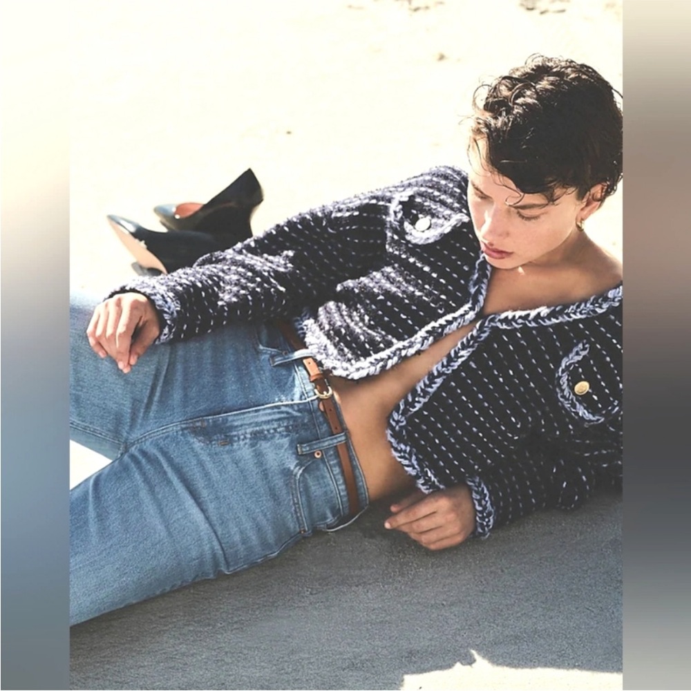 J. Crew high waisted Wide Leg trouser Jeans - Picture 7 of 8